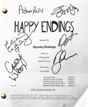 Casey Wilson Instagram - Happy Endings Fans! Bidding is open for a zoom with creator David Caspe, producer Jonathan Groff,  @adam.pally and I as we chat about this infamous “Spooky Endings” episode. 

It would be suh cyut if you bid to support the WGA strike with proceeds benefiting the Entertainment Community Fund 🩵

https://wgaragesale.ggo.bid/bidding/package/14224911