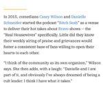 Casey Wilson Instagram - Thank you @variety for this lovely piece celebrating the one year anniversary of Garbage World and for acknowledging my dream of becoming a future cult leader. 🤞 Huge thanks to the greats @bravoandy and @junediane for your quotes and of course to the kind, funny souls who populate the garbage bin with us. We couldn’t do it without you! Thank you to my forever soul mates: @claytonhawkins for photography and hair, @kathleenkarridene for makeup and @sarahnearisstyle for our looks.