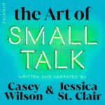 Casey Wilson Instagram - Thank you @people for debuting the trailer and cover of mine and @stclairjessica utter masterpiece, THE ART OF SMALL TALK. We wrote an audio book because that’s the medium we are “talking” about (haha!) and because we were too lazy to write a book. J/K J/K it’s a book!! Just for ears only. AVAILABLE FOR PRE ORDERRRRRR!!! Thank you in advance to our interview subjects and fellow icons: @amypoehler @mrtonyhale @junediane @akilahgreen @rayzhon and more. Big thanks to our boss (!!!) and interview subject @malcolmgladwell It felt nice to teach him a thing or two for once. And produced by the wonderful @kerrikolen Love our incredible cover art by @goodyoneshoe As self appointed masters of the craft of small talk we will teach you how a little chit chat bullshat can not only brighten your day, it just might change your life. Link to article in profile. @pushkinpods