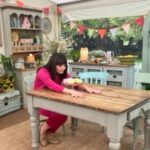 Casey Wilson Instagram - Some pics from the tent in Season 2 of The Great American Baking Show. I unsuccessfully tried to leave my husband for Ole Blue Eyes. What can ya do. I’ll take another run at it in Season 3. I love this show so much and Dame Prue and Sir Zach Cherry and all the bakers, crew and producers. It’s an unbelievably special season. Streaming now on @therokuchannel
