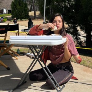 Cassady McClincy Instagram - This post is dedicated to Lydia’s arm… wherever it may be. The belly of a walker perhaps or still rotting in that trailer.♥️ @amcthewalkingdead