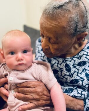 Cassidy Freeman Instagram - Books could be written about Ida. 
Yet now, weeks from her 100th birthday, in her absence, I feel speechless. 
Every trip home, a gift, to visit with her. 
This last one to help her go, home. 

The number of people she touched is endless.
A ripple effect of acceptance, kindness and inclusion. Sprinkled with some good ol stubbornness and learning how to stick up for yourself. 
Ida taught me that we all deserve to be here. 
That we all can help another. 
That life is lived better, together. 

I used to play a game with my niece when she was young, where we would each claim her: 
My Ida. No MY Ida. 
But she was everyone’s Ida. 
She embodied abundance. 
She is Love. 

When she met my daughter, she kept saying: we’ve met before, haven’t we. 
I have no doubt. 

Spider, 
You were there the day I was born, and well before that. You helped raise me to be the woman I am today. It’s not like I thought you’d live forever, but I’m still shocked at how much this hurts. 
May we all make you smile from beyond by remembering you and the way you made people feel.
May stories of you be told for generations. 
May we make you proud. 
Thank you for taking care of so many. 
Thank you for taking care of me. 
Thank you for letting me take care of you. 
As you used to say…
I love you too much.
Bree Bree ❤️