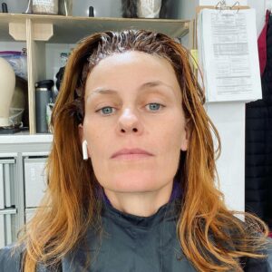 Cassidy Freeman Instagram - In preparation for SEASON 3 of @therighteousgemstones coming out on June 18th on @hbomax @hbo …I give you the transformation into 💎Amber Gemstone💎: 
1. Selfie I send the hair team to tell me whether or not my hair is red enough for Amber….the answer was no…
2. Root and tunes. The ol’ one AirPod experience while getting that red shmear’d on…if I’m lucky, @edipattersonhi is nearby to make the time fly 
3. Hot head, cool face. The rollers are endless and the under eye patches are too. @cristykoebley is a ninja at this every single day 🙌🏼
4. Just seeing if you’re still with me…
5. Coiffed and lashed and ready for costumes…lashes and all eye shenanigans performed by @makeupbyleighanny who has the best laugh either side of the Mississippi…
6. Diamonds first…put on when I can’t reach by the goddess otherwise known as @dalia_explains_it_all …with time to pump that liquid gold for the babe at home 🥛 …
7. Ready to rumble (this shot by the one and only @bryantology)