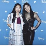 Cassie Steele Instagram - #fbf to @disneyd23 !!! Such a beautiful surreal experience with the beyond talented @awkwafina ❤️ Such an honor it’s hard to put into words. I can’t wait for you all to see @disneyraya #RayaAndTheLastDragon in 2020!!! . . Thanks again for the threads ;) @waymanandmicah