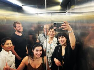 Cassie Steele Instagram - Missing our family vacay so much 🥹. Mexico was full of Tom foolery and it was NOT long enough. 
Every year that goes by we’re not living in the same city gives a deeper shade of melancholy. 

Current shade of melancholy : girl shedding single tear while looking out her passenger window on a rainy drive through the flatlands. Yes. That shade. 

Hug your family! Hug them right now!