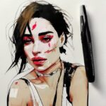 Cassie Steele Instagram - Finally, something gets me. #lensa