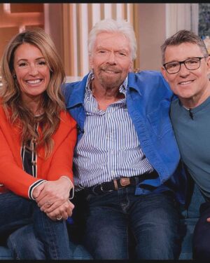 Cat Deeley Instagram - What a week on @ThisMorning !! Never thought I would kick it with @BonJovi, talk about life w/ Sir @RichardBranson, cook pastry tarts w/ Sir @IanMcKellen & @Clodagh_McKenna, get chatty with the @ChattyMan himself #AlanCarr, share a bed with @JoelDommett & @BenShephardOfficial, get the best hugs from @AlisonHammond55 and so much more ✨🩵🙏 #CatsCloset #ThisMorning