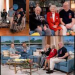 Cat Deeley Instagram - Just amazing !!!! 🙌❤️ #repost @benshephardofficial: What a privilege to chat with Les and Dorothea both Second World War veterans, 98 and 99 years young.!! Along with Paul from @taxicharity who help take Vets out to Normandy for D Day commemorations and other really special events and occasions. They are both still twinkling as that third picture shows 🤣🥰 and Dorothea still teaches yoga every Monday!! Just wonderful joyful people @catdeeley and I are so lucky to have met.