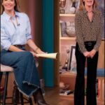 Cat Deeley Instagram - Wrapping up this week in style (while also beginning the weekend with a messy bun and yesterday’s mascara) 🤣🤷‍♀️💅💋 #CatsCloset @ThisMorning Monday Jacket/Skirt - @MrSelfPortrait Shoes - @RiverIsland Tuesday- Boots - Vintage @Prada (Cat’s Own) Top - VB at @Mango Skirt - @RaeyOfficial (Cat’s Own) Belt - @Zara Wednesday Jacket / Pants - @Reiss Camisole - @AnineBing (Cat’s Own) Shoes - @StuartWeitzman (Cat’s Own) Belt - @Zara Thursday Shirt - @Boden_Clothing (Cat’s Own) Trousers - Vintage @Versace (Cat’s Own) Belt - @AnineBing (Cat’s Own) Boots - @GiuseppeZanotti (Cat’s Own) Photos © @KenMcKayPhoto / ITV / Shutterstock