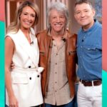 Cat Deeley Instagram - Amazing to have @jonbonjovi join @benshephardofficial and @catdeeley on the sofa today to tell all about the band’s upcoming documentary celebrating 40 years, and whether we might see them at Glastonbury sometime soon… 🎸 #ThisMorning #BenShephard #CatDeeley #JonBonJovi #BonJovi
