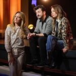 Cat Deeley Instagram - Tonight on #SYTYCD, we give our regards to Old #Broadway as the Top 8 compete to see who’s name will go up in lights… 🎭🌟 Tune in to @DanceOnFox TONIGHT on @FoxTV at 9/8c !! Break a leg my friends, but also please don’t !! 😅🙏 #CatsCloset Makeup by @DeniseDMakeup Hair by @JenLouraHair Shirt by @Sezane Pants by Vintage @Chloe Shows by @JimmyChoo