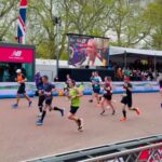 Cat Deeley Instagram - What a beautiful Sunday Runday spent with James at the #LondonMarathon as we supported the incredible @SSCHospices & @JoelDommett, and “ran” into some amazing friends like @JenniFalconer & @ChrisEvansTFI 😍🏃🇬🇧🏃‍♀️💕 See you tomorrow at 10 am on @ThisMorning !! 😉🩵 @LondonMarathon @VirginRadioUK @SmoothRadio @NewBalance @DannyJonesOfficial @MaskedSingerUK @ITV