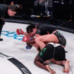 Cat Zingano Instagram - 🐈 "Alpha" @alphacatzingano stepped into the #Bellator cage for the first time #OnThisDay in 2020. Will she walk away with the featherweight strap THIS OCTOBER? 👀 Limited #Bellator300 tickets left. Hit the link in bio to get yours 🎟️