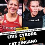 Cat Zingano Instagram - 💪🏼💪🏼💪🏼💪🏼🏆🏆🏆🐯🐯☝🏼 Featherweight World Title October 7 San Diego CA📍 Pechanga Arena Who’s coming!?