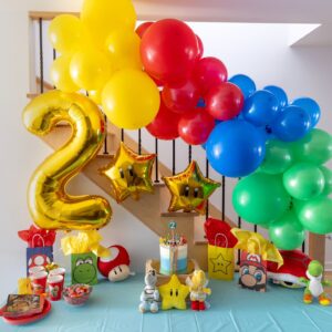 Catherine Francoeur Instagram - 2 ans sous la thématique Super Mario ⭐🌈💛
Bonne fête encore ma Julia, tellement un bonheur de te voir découvrir des passions 🥹🩷