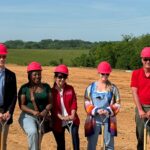 Catherine Sutherland Instagram - May 2nd groundbreaking day for the. Chasity Britton and her family! Thank You, Habitat for Humanity this story of hope! Thank you @hammershighheels @habitatforhumanity @cathycardenaspr for inviting me to be a part of this event. I am truly honored and blessed. Our fundraising event to raise funds to build this home for this beautiful single mother and her four children is on May 18th at the factory in Franklin Tennessee. Get your tickets if you’re in the area. I will be hosting along with.the beautiful @larissawohl ⭐️https://secure.qgiv.com/event/hhh24/