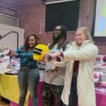 Catherine Sutherland Instagram - #throwbacktuesday @ultimatecomicsofficial @nakiaburrise @powerrangersplayback #gettingsilly #powerrangersplayback #superchatpodcast #superchat #spreadjoy #powerrangers #superchatwithcatandnakia #mmpr #zeo #turbo #pinkranger #catherinesutherlandiaburrise #girlpower #liftupothers #laugh #love #instagood #joyrevolution #friendship #catandnakia #encourage #empower #inspire #pinkranger #yellowranger #nakiaandcat #youtubechannel