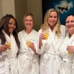 Catherine Sutherland Instagram - What an amazing weekend with my girls My bucket is so full! Thank you @nakiaburrise @theresagaz @rosariag72 for blessing my life. Your friendship makes me a better human💕 Thank you @marriottbonvoy singer Island for a wonderful stay. Your staff was so friendly. Shout out to Osama the bartender. Gigi our waitress at Ocean Grill and Marvel my massage therapist at Si Spa! Going home restored and refreshed!