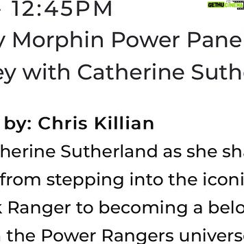 Catherine Sutherland Instagram - @nashvillecomicon starts today at 10am! It’s a rainy day and perfect to be indoors at a comic con! Hope to see you there 💗 #nasvillecomicon #catherinesutherland #PinkRanger #Onceandalways #KatherineHillard #Mightymorphinpowerrangers #zeo #Turbo #PinkRangerPower #Pterodactyl #cranezord #powerrangersplayback #gracebeginspodcast