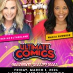 Catherine Sutherland Instagram - North Carolina is Up Next! @nakiaburrise and I will be at three different locations in North Carolina with @ultimatecomicsofficial March 1-3 #powerrangersplayback #superchatpodcast #superchat #spreadjoy #powerrangers #superchatwithcatandnakia #mmpr #zeo #turbo #pinkranger #catherinesutherlandiaburrise #girlpower #liftupothers #laugh #love #instagood #joyrevolution #friendship #catandnakia #encourage #empower #inspire #pinkranger #yellowranger #nakiaandcat #youtubechannel