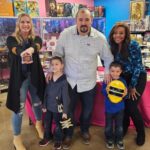 Catherine Sutherland Instagram - #throwbacktuesday at every signing we do there is always someone that has a story that touches my heart. Thank you Aaron for sharing what Power Rangers did for you in your life. I’m so grateful to have been a positive part of your journey @aaronmichaels37 @dallasvintagetoys #catherinesutherland #PinkRanger #Onceandalways #KatherineHillard #Mightymorphinpowerrangers #zeo #Turbo #PinkRangerPower #Pterodactyl #cranezord #powerrangersplayback