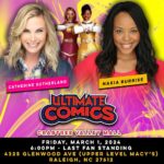Catherine Sutherland Instagram - #whereintheworldarewe this weekend we had to North Carolina for a tour with @ultimatecomicsofficial Friday at 5 PM we will be at their beautiful new Crabtree mall location Saturday we are attending their con Durham mini con 10 AM to 5 PM Sunday we will be at their Fort Bragg location 12 PM to 3 PM We are super excited and can’t wait to meet you #sneakpeekmonday join us on another adventure, as we explore Boston and Massachusetts All new adventures with Kat and Nakia will air Wednesday, March 6 at 4 PM on our YouTube channel Power Rangers Playback! #powerrangersplayback #superchatpodcast #superchat #spreadjoy #powerrangers #superchatwithcatandnakia #mmpr #zeo #turbo #pinkranger #catherinesutherlandiaburrise #girlpower #liftupothers #laugh #love #instagood #joyrevolution #friendship #catandnakia #encourage #empower #inspire #pinkranger #yellowranger #nakiaandcat #youtubechannel