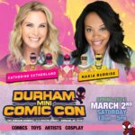 Catherine Sutherland Instagram - #whereintheworldarewe this weekend we had to North Carolina for a tour with @ultimatecomicsofficial Friday at 5 PM we will be at their beautiful new Crabtree mall location Saturday we are attending their con Durham mini con 10 AM to 5 PM Sunday we will be at their Fort Bragg location 12 PM to 3 PM We are super excited and can’t wait to meet you #sneakpeekmonday join us on another adventure, as we explore Boston and Massachusetts All new adventures with Kat and Nakia will air Wednesday, March 6 at 4 PM on our YouTube channel Power Rangers Playback! #powerrangersplayback #superchatpodcast #superchat #spreadjoy #powerrangers #superchatwithcatandnakia #mmpr #zeo #turbo #pinkranger #catherinesutherlandiaburrise #girlpower #liftupothers #laugh #love #instagood #joyrevolution #friendship #catandnakia #encourage #empower #inspire #pinkranger #yellowranger #nakiaandcat #youtubechannel
