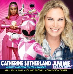 Catherine Sutherland Instagram - This weekend @animeoceancity at the Roland E Powell Convention. center 
Can’t wait to meet you all💕

#catherinesutherland #PinkRanger #Onceandalways #KatherineHillard #Mightymorphinpowerrangers #zeo #Turbo #PinkRangerPower #Pterodactyl #cranezord #powerrangersplayback