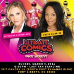Catherine Sutherland Instagram - #whereintheworldarewe this weekend we had to North Carolina for a tour with @ultimatecomicsofficial Friday at 5 PM we will be at their beautiful new Crabtree mall location Saturday we are attending their con Durham mini con 10 AM to 5 PM Sunday we will be at their Fort Bragg location 12 PM to 3 PM We are super excited and can’t wait to meet you #sneakpeekmonday join us on another adventure, as we explore Boston and Massachusetts All new adventures with Kat and Nakia will air Wednesday, March 6 at 4 PM on our YouTube channel Power Rangers Playback! #powerrangersplayback #superchatpodcast #superchat #spreadjoy #powerrangers #superchatwithcatandnakia #mmpr #zeo #turbo #pinkranger #catherinesutherlandiaburrise #girlpower #liftupothers #laugh #love #instagood #joyrevolution #friendship #catandnakia #encourage #empower #inspire #pinkranger #yellowranger #nakiaandcat #youtubechannel
