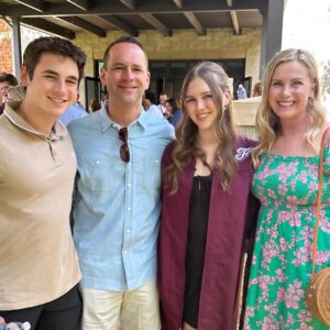 Catherine Sutherland Instagram - This is a big week for us over here! So many emotions, as my girl ends this chapter of high school and spreads her wings. Excited to celebrate this milestone with her, but flooded with feelings as we transition her into adulthood! We are always told how fast it goes, but when you’re in the throws of diapers, sleepless nights, making memories so every moment in their little lives matter, it seems like it will last forever. It has been such an honor to raise this amazing young woman. And now it’s time to send her into the world. #classof2024