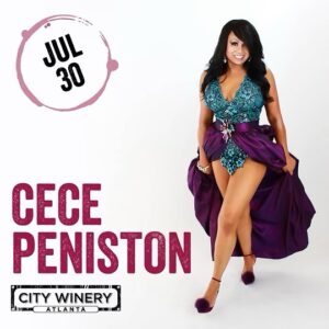 CeCe Peniston Instagram - Let’s roll !!! #atlanta can’t wait to perform live @citywineryatl @angeladejunartistry @seientertainment @zomiller @gold_n_dayz_travel_hispeedent #artistsoninstagram #love #artistic #live #winery