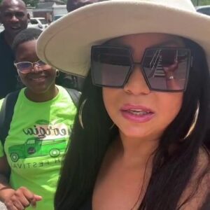 CeCe Peniston Instagram - Hey y’all I’m here @georgiapeachfestival #georgia get yo ass down here lol #festival #cecepeniston #performance #artistsoninstagram #artist #saturday #vibes @tresfunk @landonamusic @doublejkeys @derekdrscott ‘ @imvnichole  artialockett @zomiller @arend.jackson @andreayoungthestylist