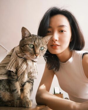 Cecilia Choi Instagram - 薯仔好不容易配合媽咪自拍兩張