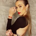Cecilia Bonelli Instagram - Bouche rouge baby 💋