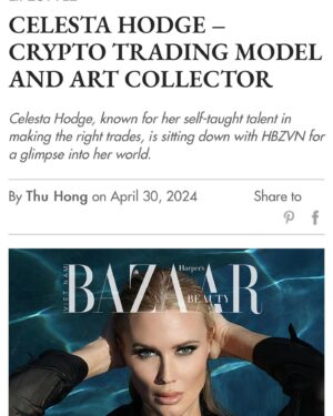 Celesta Hodge Instagram - Check out my Harper’s interview 🌟🩵🌟
Link 🔗 in bio
