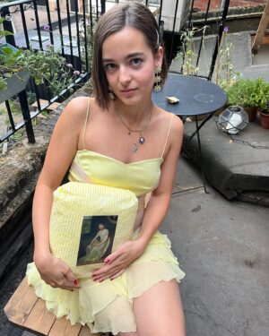 Celine Buckens Instagram - Inception but make it frilly