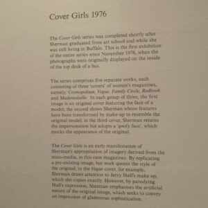 Celine Buckens Instagram - Cindy Sherman at the National Portrait Gallery