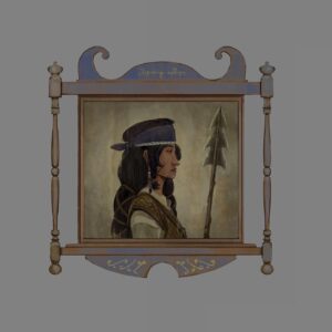 Celine DaHyeu Kim Instagram - “Captain Crow🎶Is our hero🎶He keeps the oceans clear” Here are some portrait paintings of heroic captains in the bar:) frame designs by the amazing @joseph_feinsilver !! @theseabeastnetflix #theseabeast #celinekim #visualdevelopment