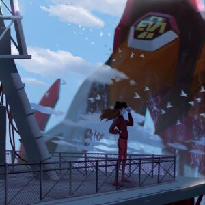 Celine DaHyeu Kim Instagram - Watched the last eva film few weeks ago! #evangelion #eva02 #celinekim