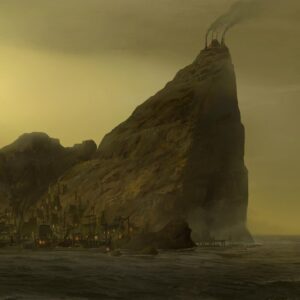 Celine DaHyeu Kim Instagram - “Shape a course for Mukesh Island 🏝 “ Here’s a painting/ design for Mukesh Island! Probably the only work I did for this specific location💀 @theseabeastnetflix #celinekim #visualdevelopment #theseabeast