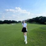 Cha Ye-ryun Instagram - 날씨가 다했네~ 내사랑 지산cc 우리 @stylist_boo 보람 이사님이랑 행복한 라운딩⛳️🏌️‍♀️ 골프복은 @jlindebergofficial #린드버그 골프화는 지미추&말본 골프화 중에 최고💕