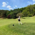 Cha Ye-ryun Instagram - 날씨가 다했네~ 내사랑 지산cc 우리 @stylist_boo 보람 이사님이랑 행복한 라운딩⛳️🏌️‍♀️ 골프복은 @jlindebergofficial #린드버그 골프화는 지미추&말본 골프화 중에 최고💕