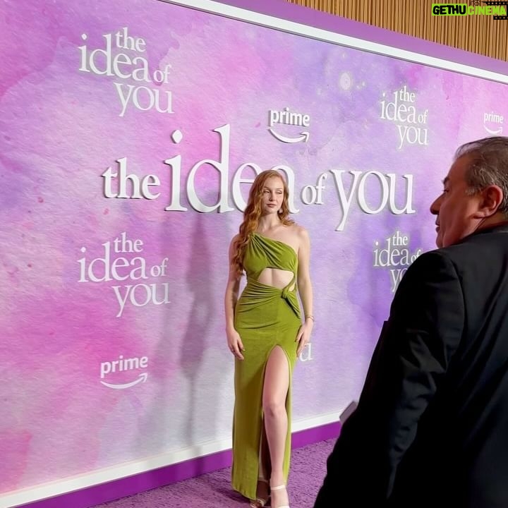 Chandler Lovelle Instagram - Premiere of The Idea of You! Out on @primevideo tomorrow 5/2! What is surreal experience this was! Thank you to @thetelseyoffice and @tlcnyc for this unbelievable opportunity!! Thank you to Michael for his incredible vision and direction! And thank you to @annehathaway for being the most gracious leading lady a cast could ask for and for letting me borrow your sunscreen haha π β’ β’ β’ β’ β’ #actorslife #annehathaway #theideaofyou #primevideo #redhead #premiere #redcarpet #castingby