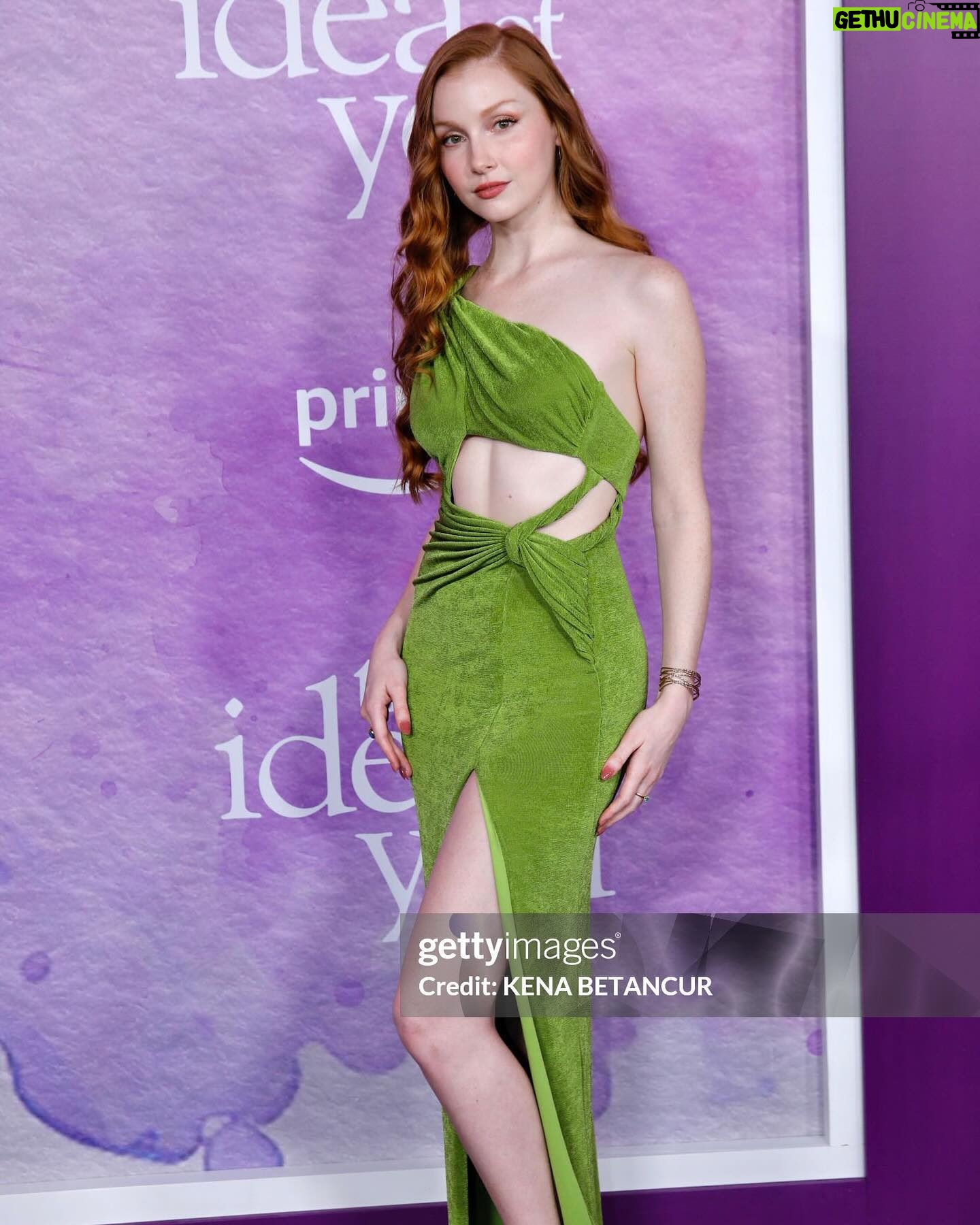 Chandler Lovelle Instagram - Premiere of The Idea of You! Out on @primevideo tomorrow 5/2! What is surreal experience this was! Thank you to @thetelseyoffice and @tlcnyc for this unbelievable opportunity!! Thank you to Michael for his incredible vision and direction! And thank you to @annehathaway for being the most gracious leading lady a cast could ask for and for letting me borrow your sunscreen haha π β’ β’ β’ β’ β’ #actorslife #annehathaway #theideaofyou #primevideo #redhead #premiere #redcarpet #castingby