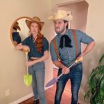 Chandler Lovelle Instagram - HAPPY HALLOWEEN 🎃👻 Spent Halloween as my fav book character! Haha the most meme'd book ever! 📚 The Warden!!! Happy Halloween!!! #holes #booktok #halloweencostume #happyhalloween
