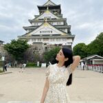Chanidapa Pongsilpipat Instagram - Osaka Castle 🏯 #osakacastle #osaka #japan #ChaniInAsia