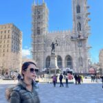 Chanidapa Pongsilpipat Instagram - ข้างนอกบูรณะซ่อมแซม ⛪️ ส่วนค่าเข้าชมข้างใน $CA16 ต่อคน สวยมากๆ 🇨🇦 #basilica #notredame #basiliquenotredamedemontréal #montreal #canada #ChaniInCA #gucci #toryburch