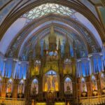 Chanidapa Pongsilpipat Instagram - ข้างนอกบูรณะซ่อมแซม ⛪️ ส่วนค่าเข้าชมข้างใน $CA16 ต่อคน สวยมากๆ 🇨🇦 #basilica #notredame #basiliquenotredamedemontréal #montreal #canada #ChaniInCA #gucci #toryburch