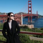 Chanidapa Pongsilpipat Instagram - No filter needed. 🌉 แดดดี ฟ้าใสเป็นใจ แต่หน้าไหม้เรียบร้อย 🔥 #goldengate #goldengatebridge #sanfrancisco #california #USA #ChaniInUSA #RicohGRIII #gucci #toryburch