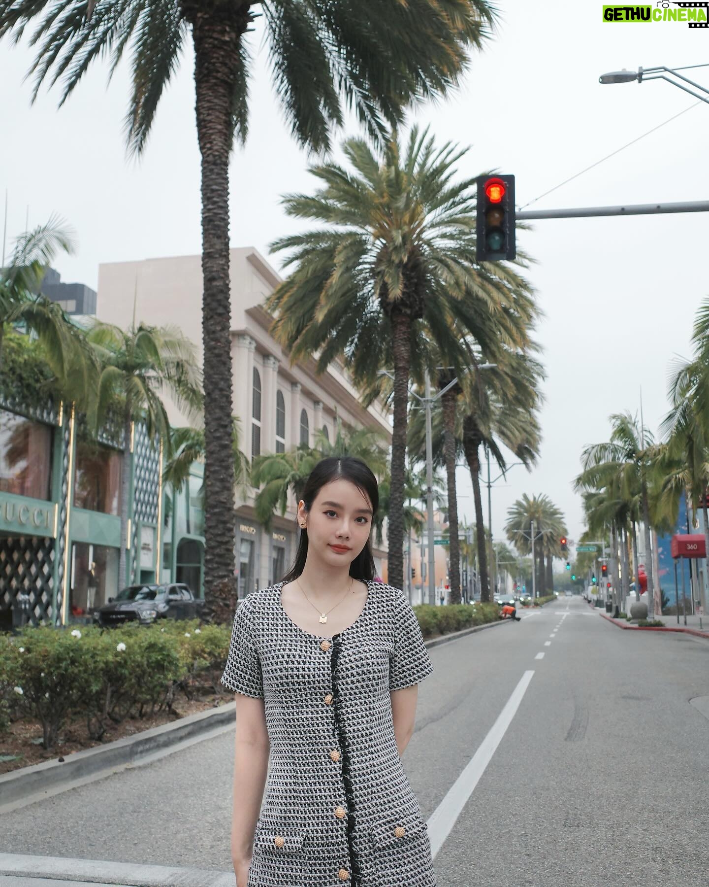 Chanidapa Pongsilpipat Instagram - Check-in 📍LA 🇺🇸🌴 #beverlyhills #losangeles #california #USA #ChaniInUSA #RicohGRIII #hermes #balenciaga #katespace